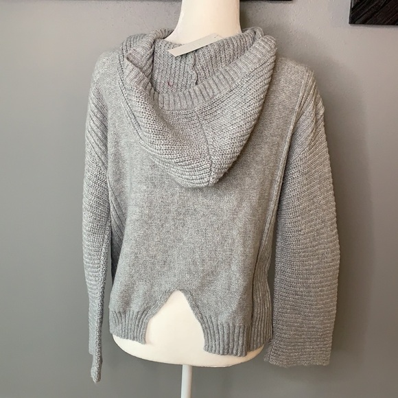 Abound Grey Knit Hooded Sweater - Picture 8 of 11